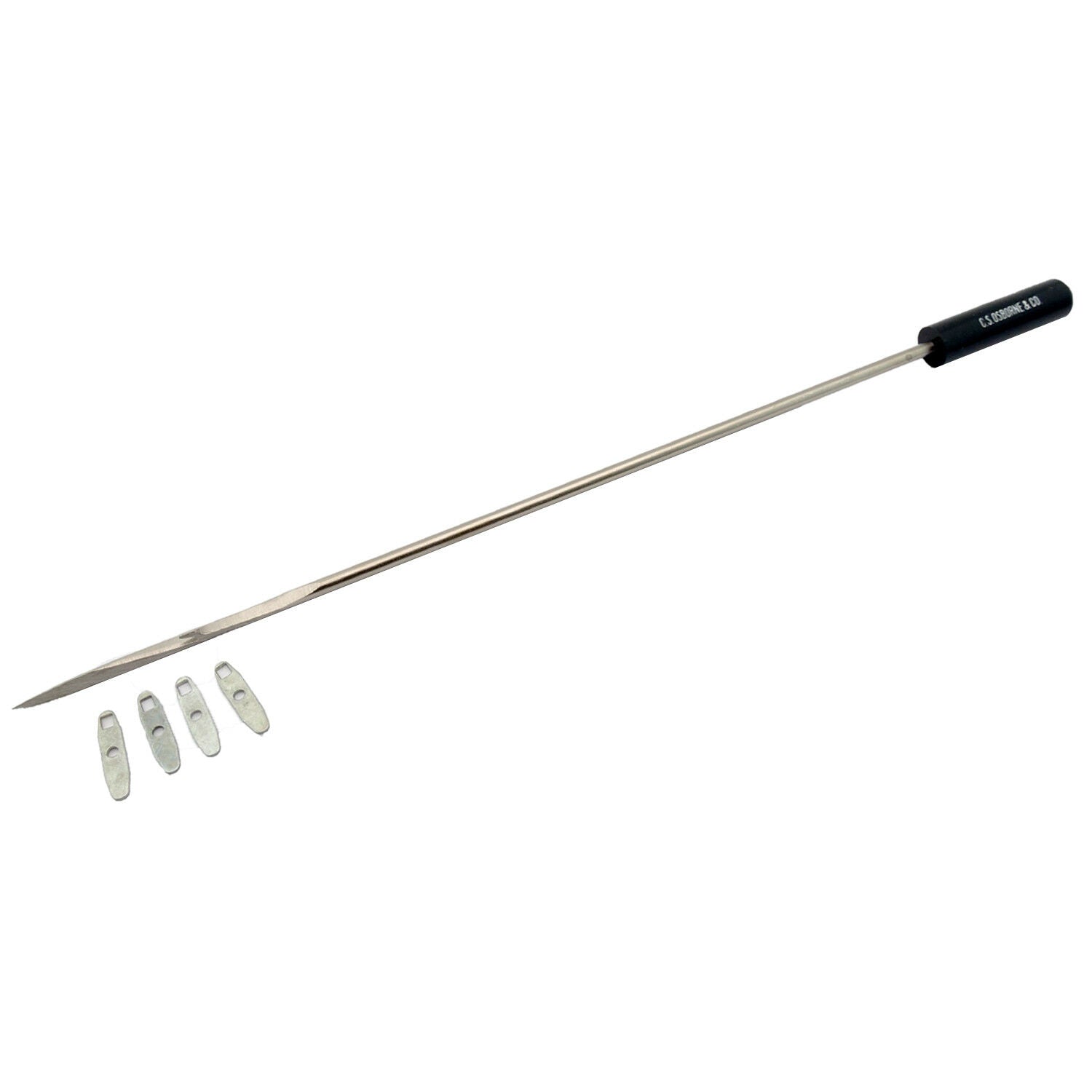 C.S. Osborne Tufting Needle With Two Dozen Clasps 613 Made In USA