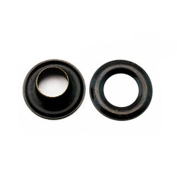 C.S. Osborne Black Grommets & Washers #B1-6 Size 6 (13/16" Hole) 144 Sets