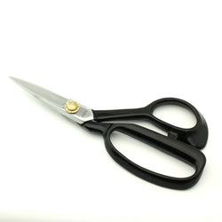 Eagle 7" Large Ring Short Tip Bent Trimmers Multi-Purpose Scissors With Case