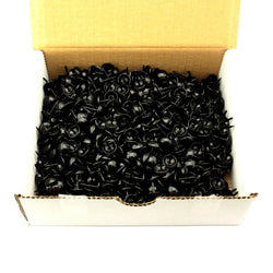 C.S. Osborne 1000 Pcs 7/16" Black Lacquered Glossy Nail #7160-BL-1/2 Tacks