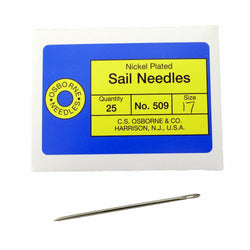 C.S. Osborne Pack Of 25 Triangular Point Sail Needles #509, Size 17 Gauge