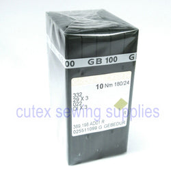 100 Groz-Beckert 29X3 DIX3 Size 180/24 Titanium Sewing Machine Needles