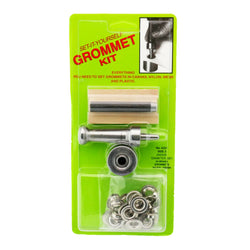 C.S. Osborne Set-It-Yourself Grommet Kit K231-2, 3/8" Hole, W/ Nickel Grommets