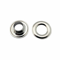 C.S. Osborne Stainless Steel Grommets With Washers #SS-1 (9/32" Hole) 144 Sets