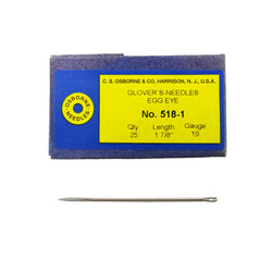 C.S. Osborne Pack Of 25 Glover's Needles #518 (518-1) Size 1 Made In USA