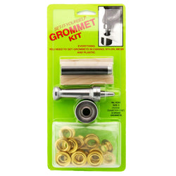 C.S. Osborne Set-It-Yourself Grommet Kit K234-3, 7/16" Hole, W/ Brass Grommets