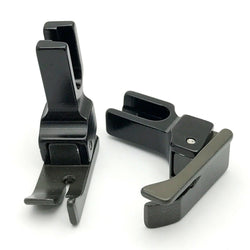 Black Teflon Hinged Raising Presser Foot - Right Side Top-Stitching For Leather