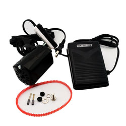 Home Sewing Machine Motor & Pedal W/ Light & Motor Block 110 Volt 150W 9000RPM