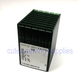 100 Groz Beckert 16X1 PFX34 Round Shank Needles For Singer Pfaff Class 15, 16