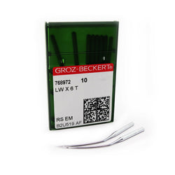 Pack of 10 Groz-Beckert LWX6T Portable Blindstitch Sewing Machine Needles