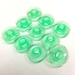 10 Plastic Transparent Bobbins #412561545T For Viking 205 215 Sewing Machine
