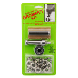 C.S. Osborne Set-It-Yourself Grommet Kit K231-3, 7/16" Hole, W/ Nickel Grommets