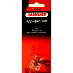 Applique Foot #202086002 For Janome 9mm Max Stitch Width Machine