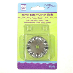 June Tailor 45MM Wavy Rotary Cutter Blade JT-191