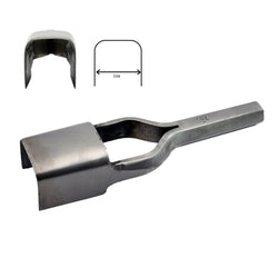 C.S. Osborne Strap End Punch #154, Size 2" Leather Work Tool Made In USA