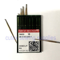 10 Groz Beckert DBXK5 SAN1 GEBEDUR Commerical Embroidery Machine Needles