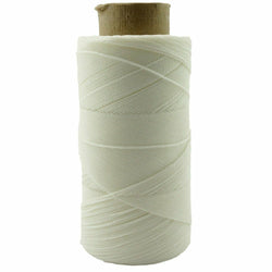 C.S. Osborne Waxed White Thread 1/4 Lb. Tube #413ST-W For Automatic Sewing Awl