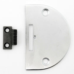 Roller Needle Plate #12438 & Feed Dog #12436 - Single Needle Brother Juki Singer