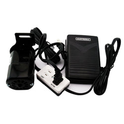 Home Sewing Machine Motor & Pedal W/ Light & Motor Block 110 Volt 90W 7000RPM