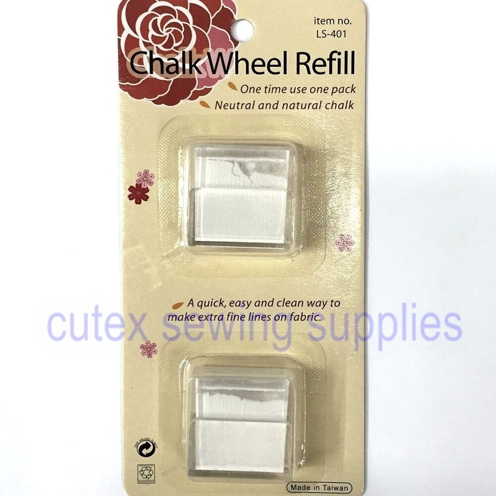 Chalk Wheel Powder Refills Blue, Red, White, Yellow Pick Color 2