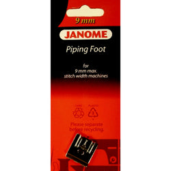Piping Foot #202088004 For Janome 9mm Max Stitch Width Machines