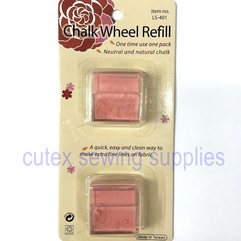 Chalk Wheel Powder Refills Blue, Red, White, Yellow Pick Color 2