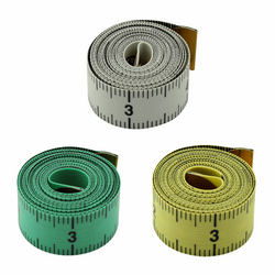 3 Pk. 60" (150cm) Fiberglass Tape Measure for Sewing & Tailoring
