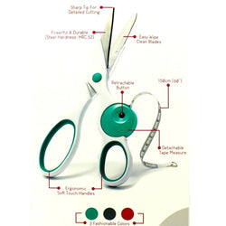 Triumph 8-3/4" Measure and Cut Sewing Craft Scissors