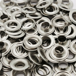C.S. Osborne Stainless Steel Grommets With Washers #SS-3 (7/16" Hole) 144 Sets