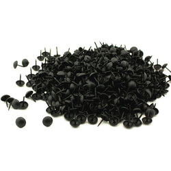 C.S. Osborne 1000 Pcs 7/16" Head Black Lacquer Matte Nail #7100-BLM Tacks