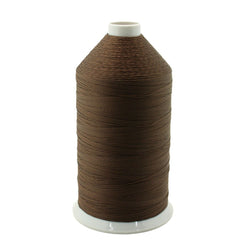 Dark Brown Bonded Nylon Upholstery Thread Size 138, Tex 135, 16 Oz. 3000 Yards