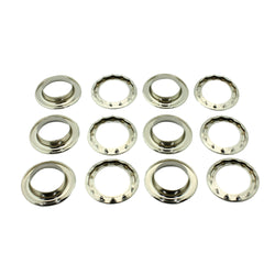 C.S. Osborne 6 Sets Nickel Grommets & Spur Washers #N2-10 (1-1/2" Hole)