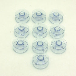 10 Pk. Class 15 (A Size) Plastic Bobbins For Many Home Sewing Machines