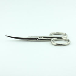 4" Large Ring Curved Blade Applique Scissors / Embroidery Scissors