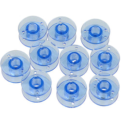 10 Pk. Class 15 (A Size) Plastic Bobbins For Many Home Sewing Machines