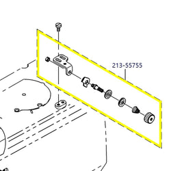 Juki Lower Thread Guide Asm #213-55755 for DNU-1541, LU-1508, LU-1510, LU-1560