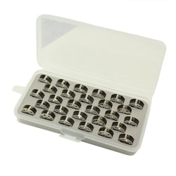 Pack of 28 Juki DDL-8300 DDL-8500 DDL-8700 Bobbins with Storage Case