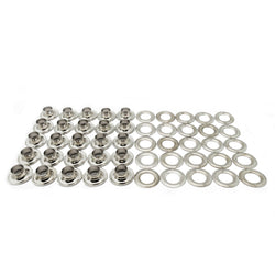 C.S. Osborne 25 Sets Nickel Grommets & Plain Washers #N1-6 (13/16" Hole)