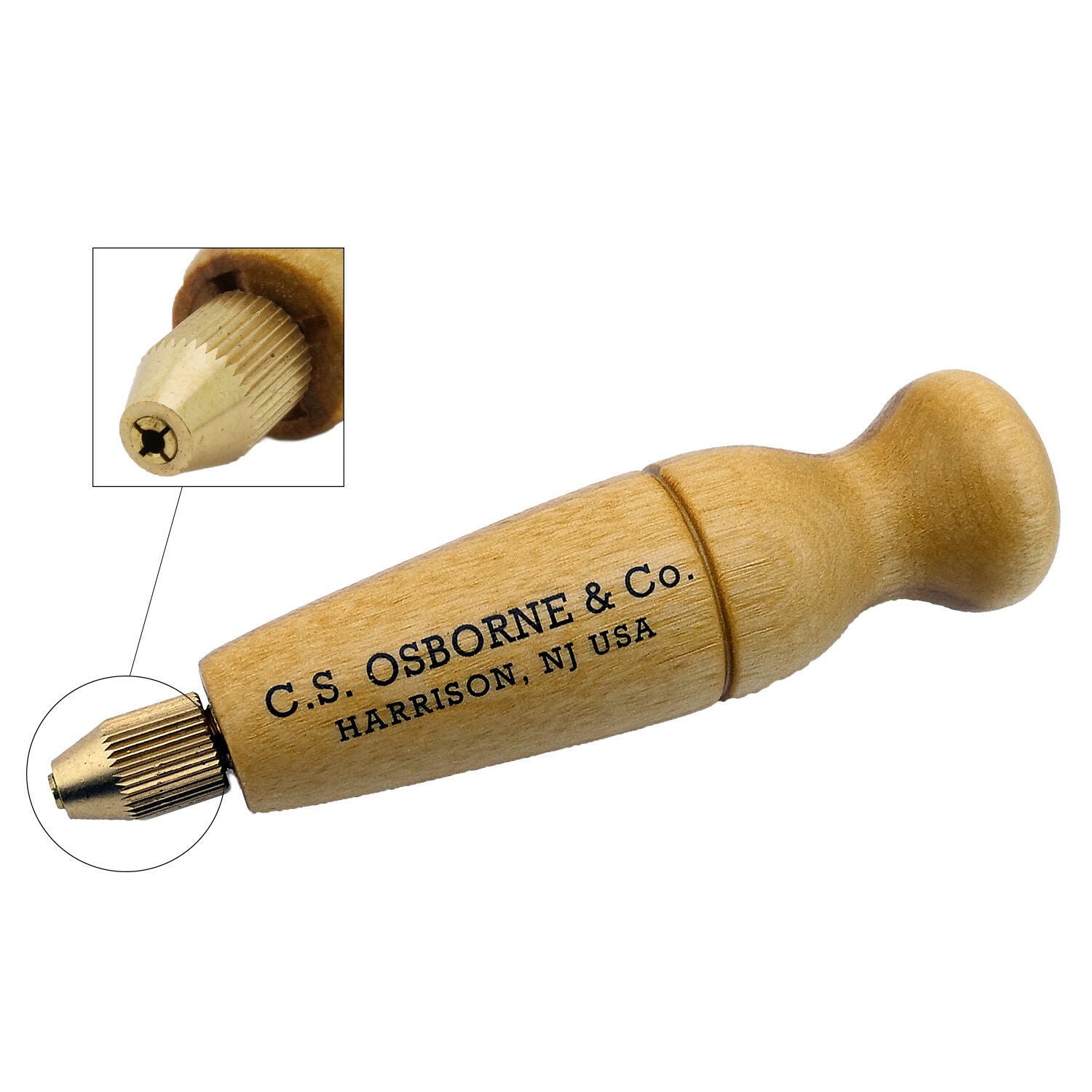 C.S. Osborne Awl Haft #141 With Knurled Chuck Made In USA - Cutex ...