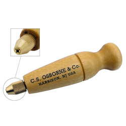 C.S. Osborne Awl Haft #141 With Knurled Chuck Made In USA