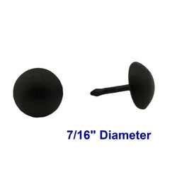 C.S. Osborne 100 Pcs 7/16" Black Lacquer Matte Nails #7100-BLM Decorative Tacks