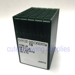 100 Groz-Beckert 1738LR DBX1LR DBXF2 Leather Point Sewing Machine Needles