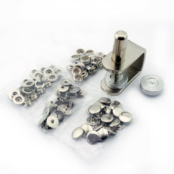 C.S. Osborne Snap Fastener Kit K230-24, Size 24 Snaps, 25 Sets Made In USA