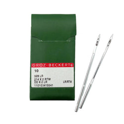 10 Pk. Groz-Beckert 328LR, 214X2RTW Singer 45K Class Leather Sewing Needle