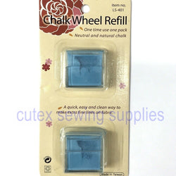 Chalk Wheel Powder Refills - Blue, Red, White, Yellow - Pick Color - 2 Pack