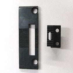 Needle Plate (Long Slot) & Feed Dog Set For Industrial Walking Foot Machine