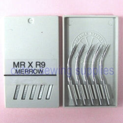 10 Orange MRXR9, 60M Curved MERROW Overlock Serger Needles