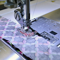 Janome Clear View 1/4" Seam Foot #202216003 for 9mm max stitch width machines