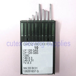 10 Groz-Beckert UYX128GAS / UYX128GBS / TVX3 CoverStitch Machine Needles