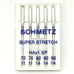 Schmetz HAX1SP Special Super Stretch Serger Needles - Assorted Size, 5/Pk.
